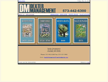 Tablet Screenshot of dextermanagement.com